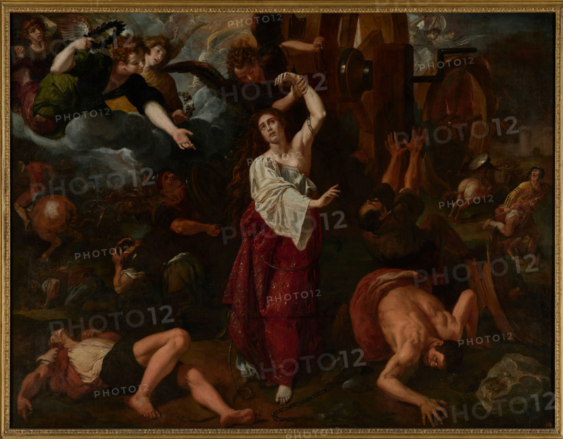 The Martyrdom of Saint Catherine, c1617. Creator: Castelló, Vicent (1585-1636).