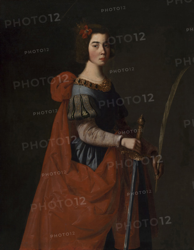 Saint Catherine of Alexandria, c1650-1660. Creator: Zurbarán, Francisco, de (1598-1664).