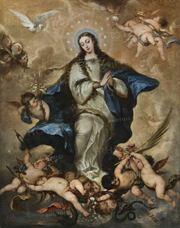 The Immaculate Conception, c1665. Creator: Antolínez, José (1635-1675).