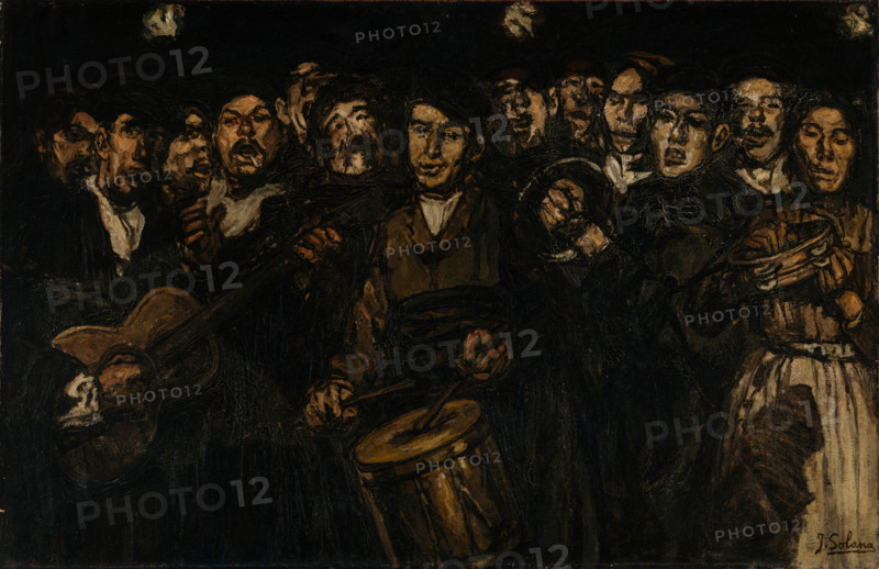 Christmas Eve, c1915. Creator: Gutiérrez-Solana, José (1886-1945).