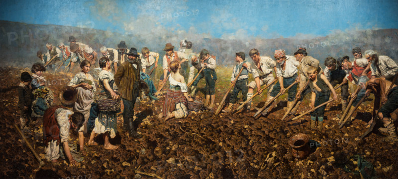 Alla vanga, 1890. Creator: Ferraguti, Arnaldo (1862&ndash1925).
