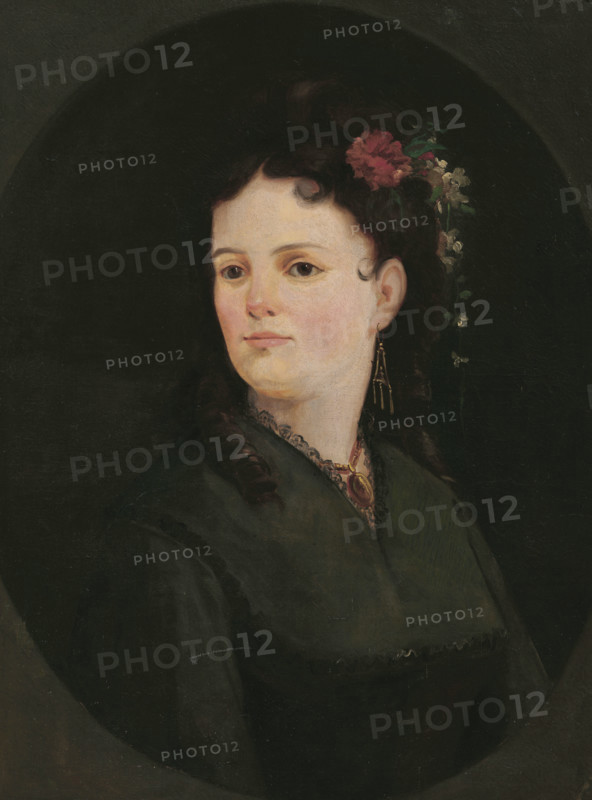 Portrait of the opera singer Adelina Patti (1843-1919), 1905. Creator: Sorolla y Bastida, Joaquín (1863-1923).