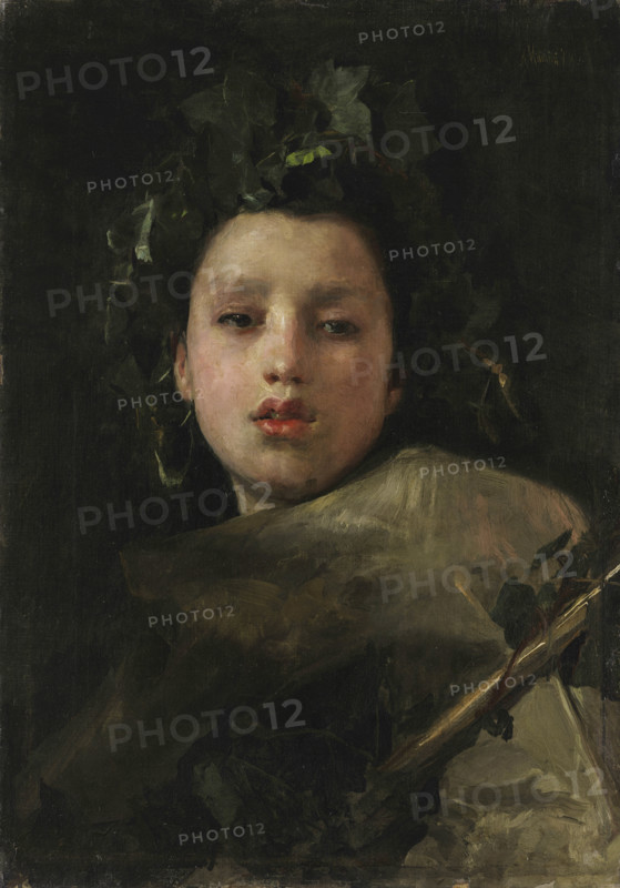 Bacco Fanciullo (Young Bacchus), 1874. Creator: Mancini, Antonio (1852-1930).
