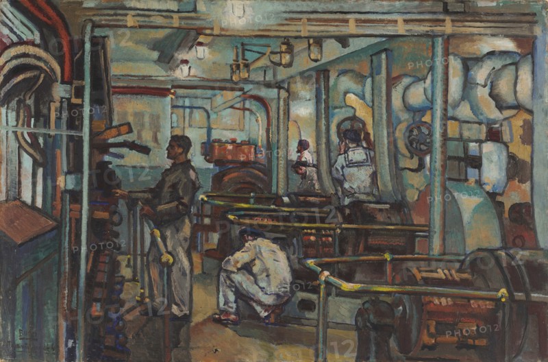 Naval dynamo room. Inside the Ship , 1940. Creator: Bucci, Anselmo (1887-1955).