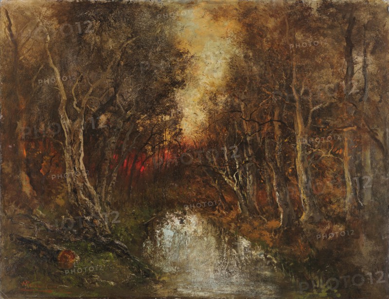 Tramonto (Sunset), 1882-1885. Creator: Mariani, Pompeo (1857-1927).