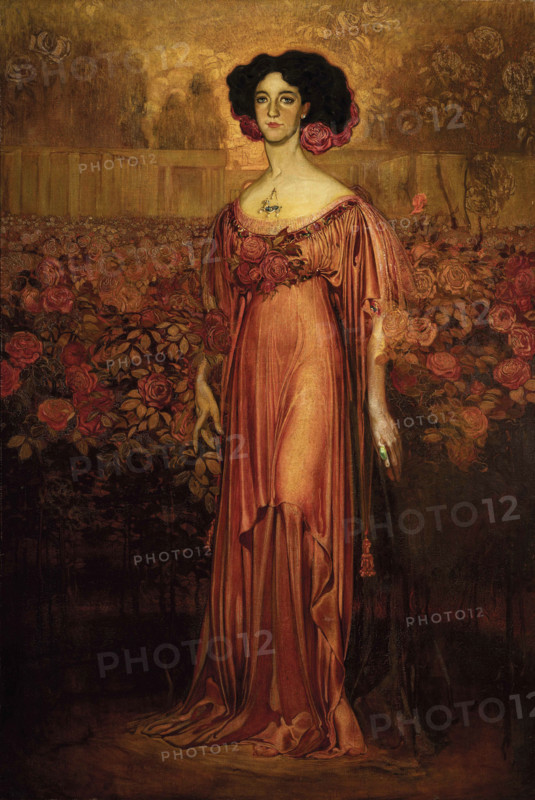 La hermana de las rosas (The Sister of the Roses), 1908. Creator: Néstor, (Néstor Martín-Fernández de la Torre) (1887-1938).