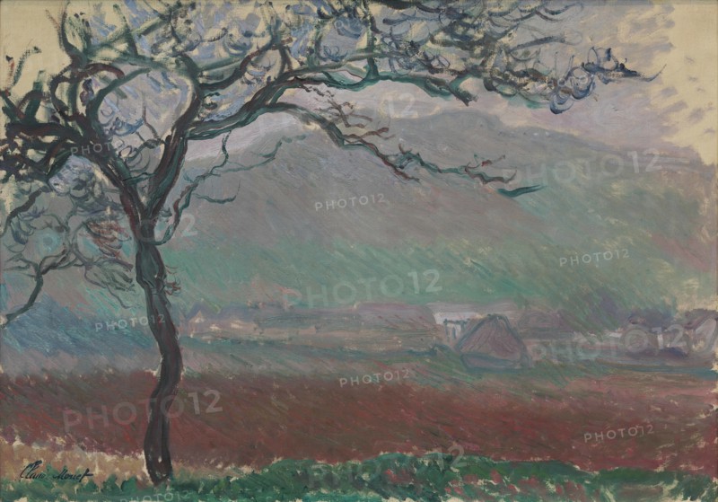 Landscape in Giverny, 1887. Creator: Monet, Claude (1840-1926).