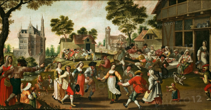 A village wedding, 1647. Creator: Bordelet, Louis (active 1640s).