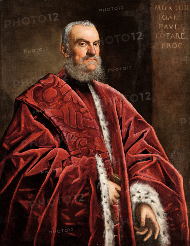 Portrait of Procurator Giovanni Paolo Contarini, 1594. Creator: Tintoretto, Jacopo (1518-1594).