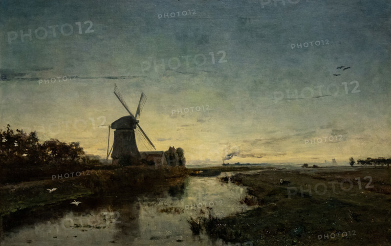 Dawn. View near Amsterdam, 1878. Creator: Gabriël, Paul Joseph Constantin (1828-1903).