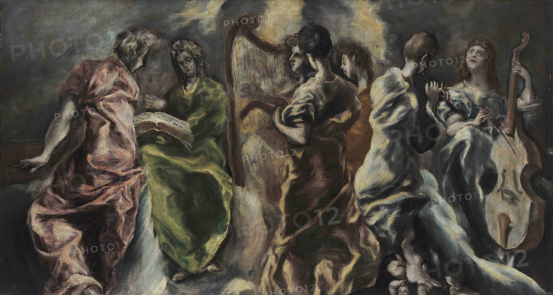 The Concert of the Angels, ca. 1608-1614. Creator: El Greco, Dominico (1541-1614).
