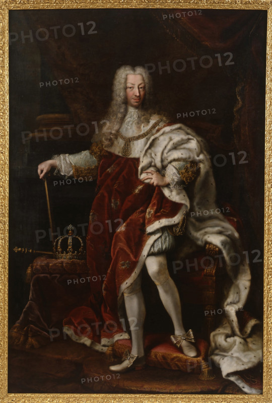 Portrait of Charles Emmanuel III (1701-1773), Duke of Savoy and King of Sardinia, Mid 18th cen. Creator: Clementi, Maria Giovanna, (La Clementina) (1692-1761).