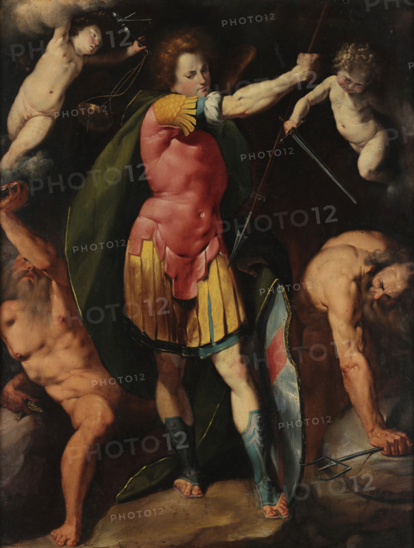 Saint Michael the Archangel, 1605-1609. Creator: Crespi, Giovanni Battista (1573-1632).