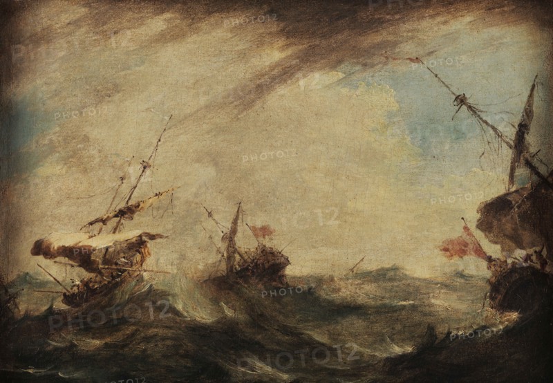 Storm, Last quarter of 18th cen.. Creator: Guardi, Francesco (1712-1793).