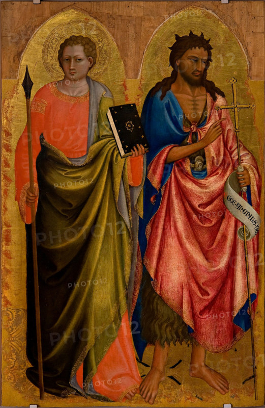 Saint Thomas and Saint John the Baptist, First third of the 15th cen.. Creator: Bicci di Lorenzo (1373-1452).
