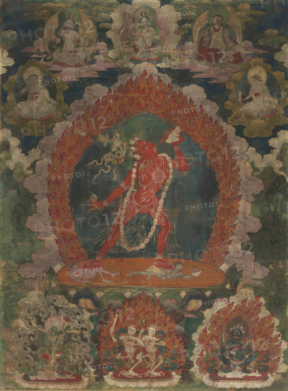 Thangka of Vajrayogini, End of 18th-early 19th century. Creator: Tibetan culture.