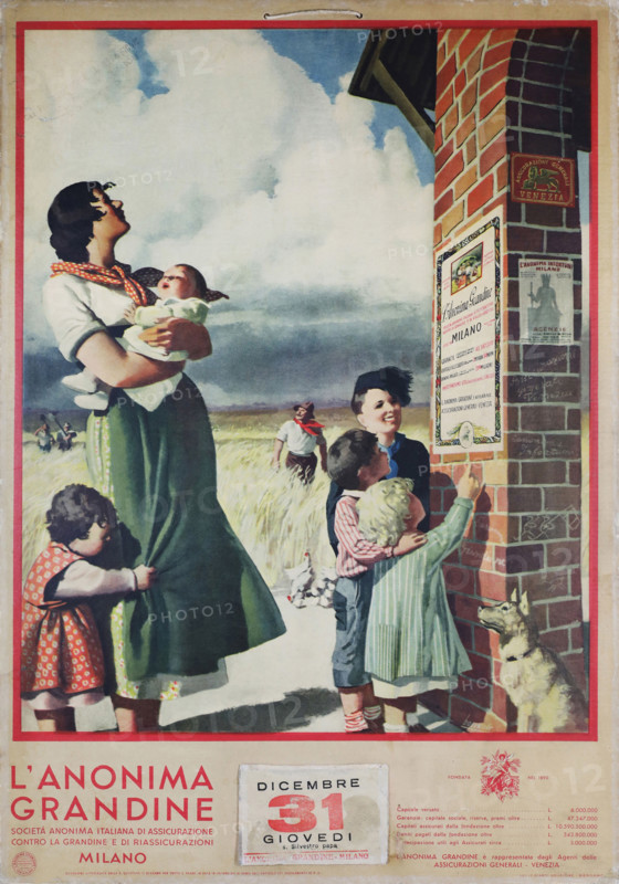 Assicurazioni Generali S.p.A., 1936. Creator: Boccasile, Gino (1901-1952).