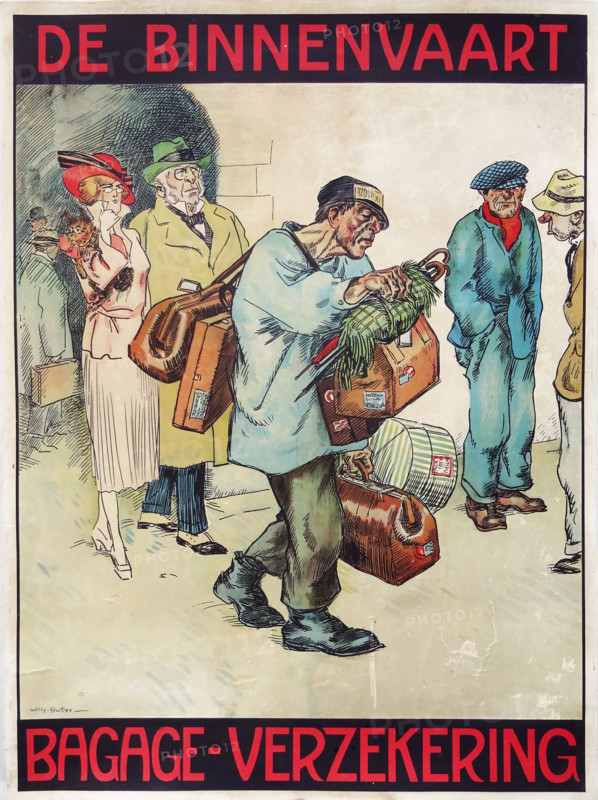 De Binnenlandse Vaart Risico Sociëteit, c1920. Creator: Sluiter, Jan Willem (1873-1949).
