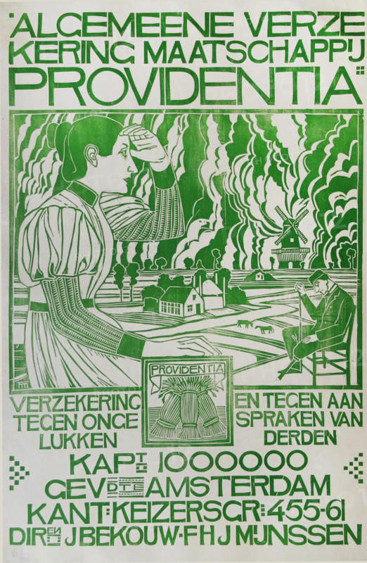 Algemeene Verzekering Maatschappij Providentia, c1900. Creator: Molkenboer, Theo (Theodorus) (1871-1920).