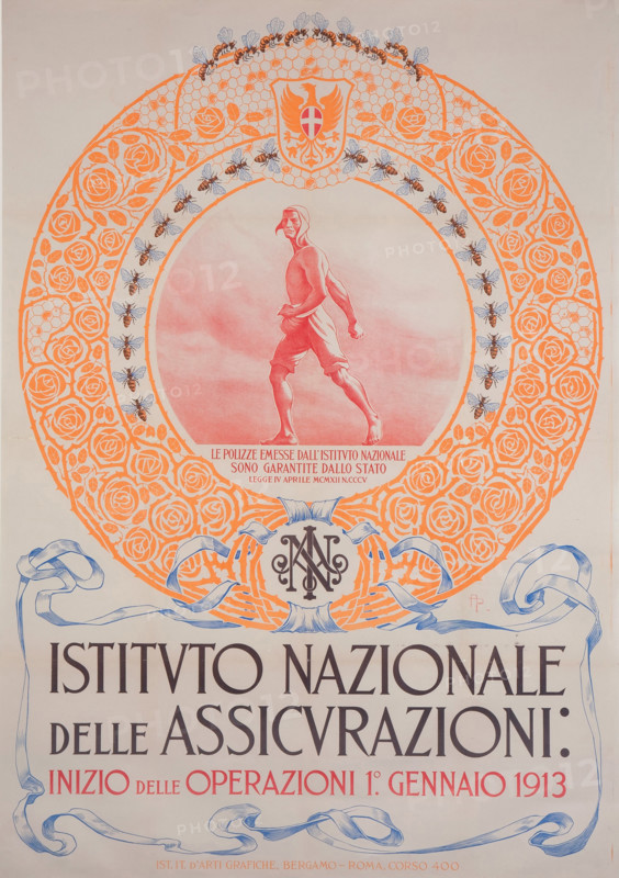 Istituto Nazionale delle Assicurazioni, 1913. Creator: Petroni, Andrea (1863-1943).