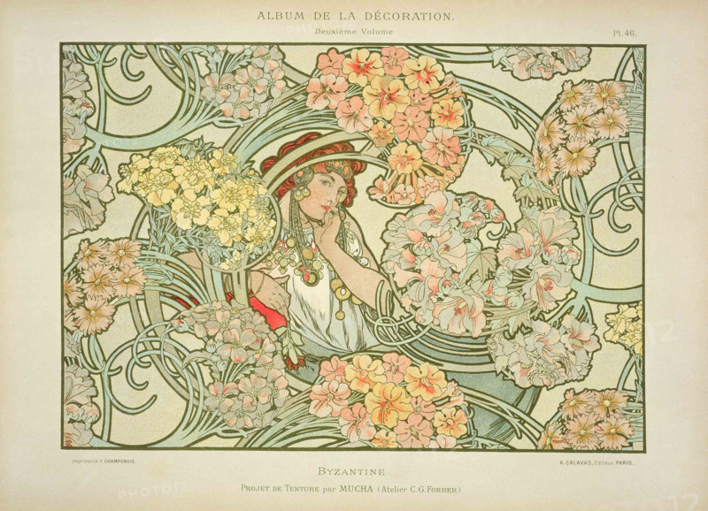 Byzantine, 1900. Creator: Mucha, Alfons Marie (1860-1939).