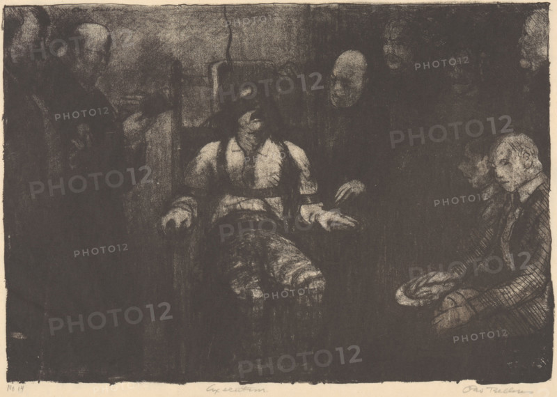 Electrocution, 1917. Creator: Bellows, George (1882-1925).