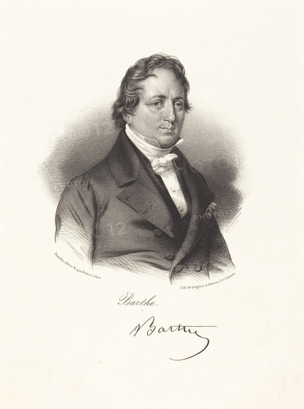 Portrait of Félix Barthe (1795-1863). Creator: Grégoire et Deneux (active 1842-1860).