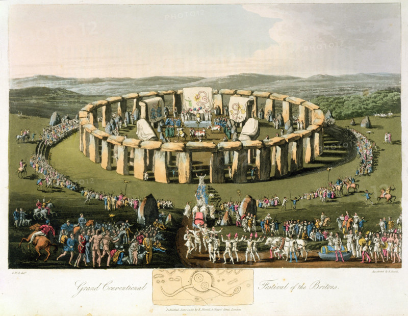Grand Conventional Festival of the Britons, 1815. Creator: Havell, Robert I (1769-1832).