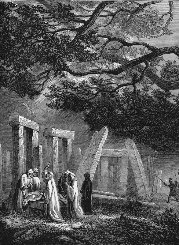 Druids Last Sacrifice, 1887. Creator: Anonymous.