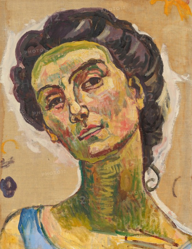 View into Infinity, Head Study, c1914. Creator: Hodler, Ferdinand (1853-1918).