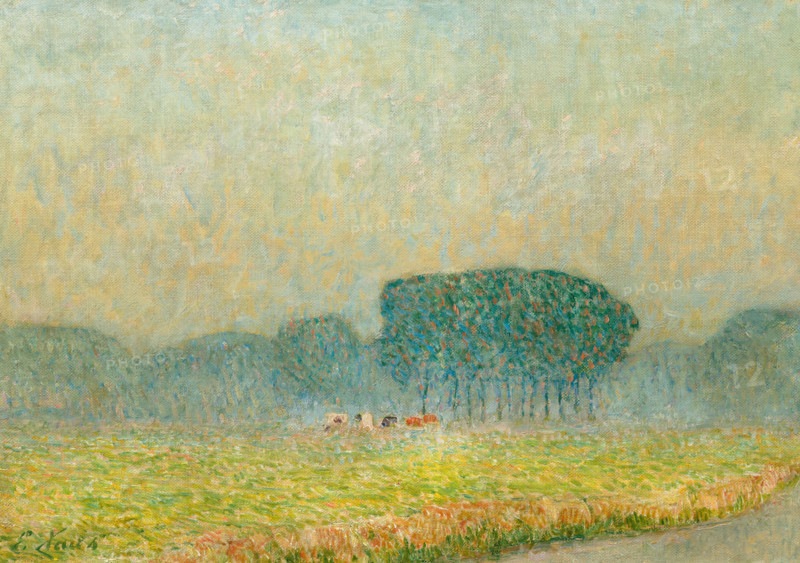 Scène champêtre. Creator: Claus, Émile (1849-1924).