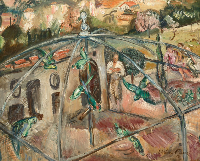 La volière, 1928. Creator: Friesz, Achille-Emile-Othon (1879-1949).