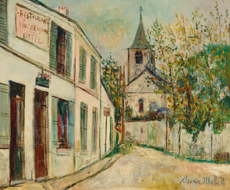 Église des Vaux-de-Cernay, c1930. Creator: Utrillo, Maurice (1883-1955).