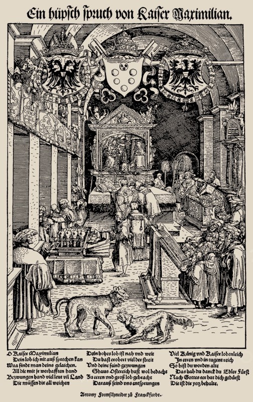 Maximilian I Hearing Mass, 1518. Creator: Weiditz, Hans, the Younger (1495-1536).