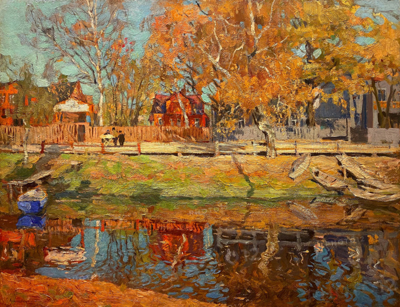 The Chyornaya Rechka (Black River), 1914. Creator: Lakhovsky, Arnold Borisovich (1880-1937).