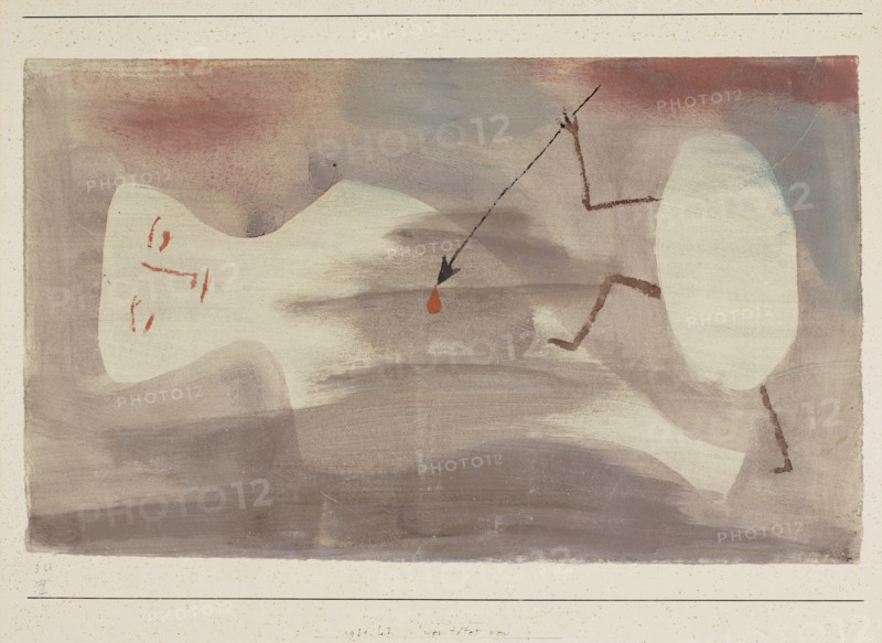 Wer tötet wen (Who kills whom), 1931. Creator: Klee, Paul (1879-1940).