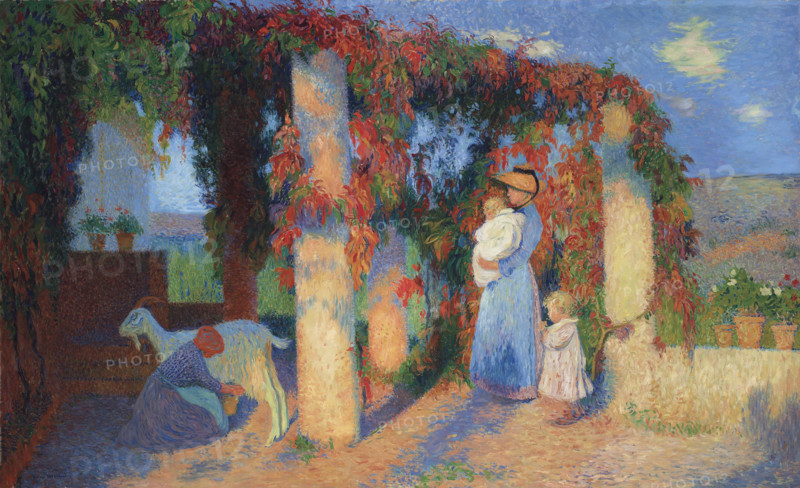 La pergola à Marquayrol, c1900-1910. Creator: Martin, Henri (1860-1943).