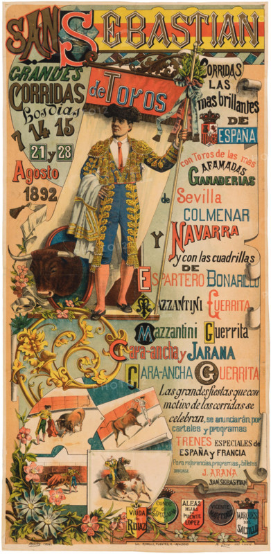 San Sebastián. Grandes corridas, 1892. Creator: Salvi, Manuel (1856-1930).