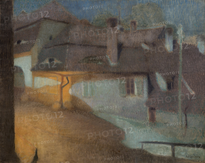 Village in the fog. Creator: Quittner, Rudolf (1872-1910).