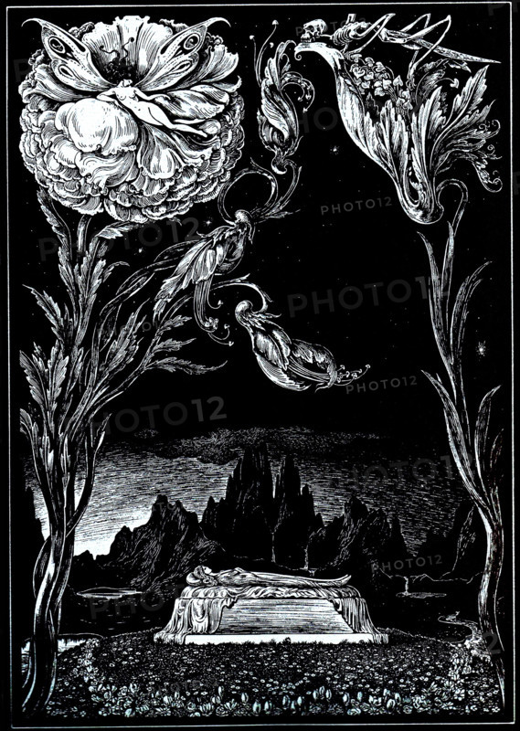 Illustration for "Tales of Mystery and Imagination" by Edgar Allan Poe, 1905. Creator: Martini, Alberto (1876-1954).