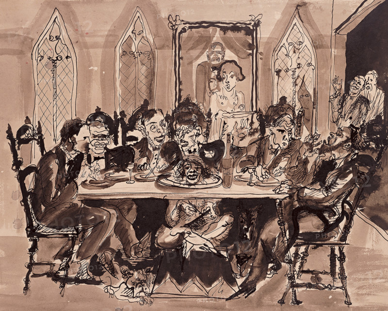 Before the main course, c1930. Creator: Lohse-Wächtler, Elfriede (1899-1940).
