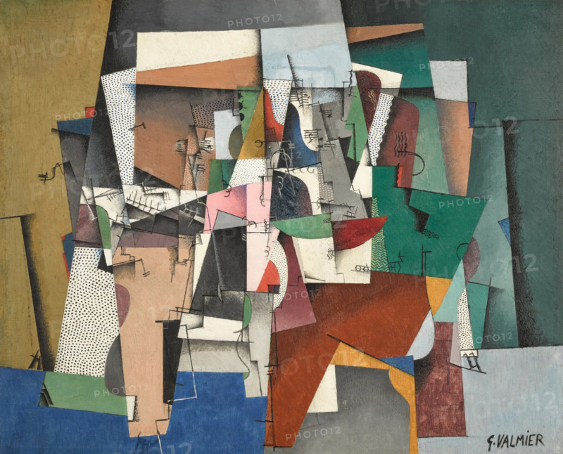Le Piano, 1920. Creator: Valmier, Georges (1885-1937).