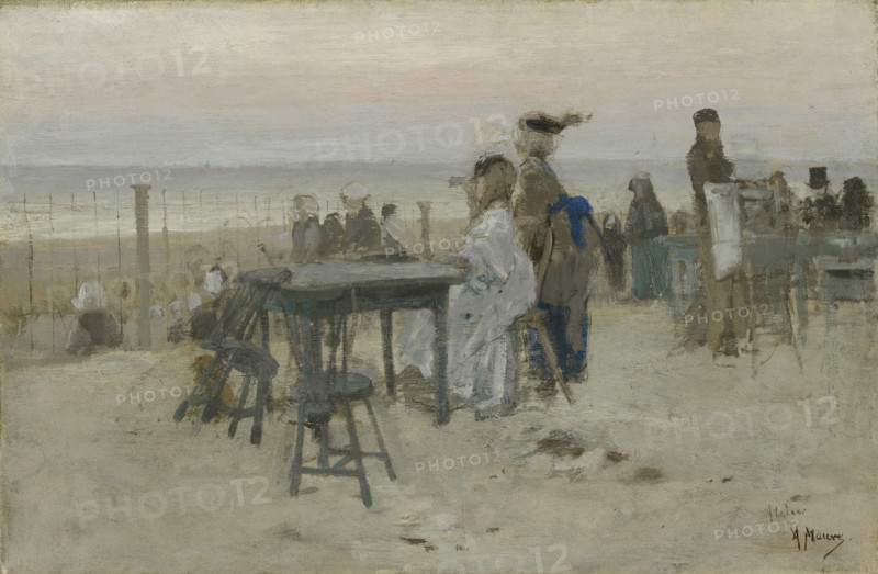 At Scheveningen, c1876. Creator: Mauve, Anton (1838-1888).