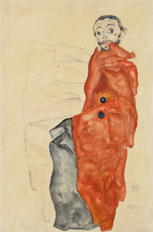 I Love Antitheses. Self-portrait, 1912. Creator: Schiele, Egon (1890-1918).