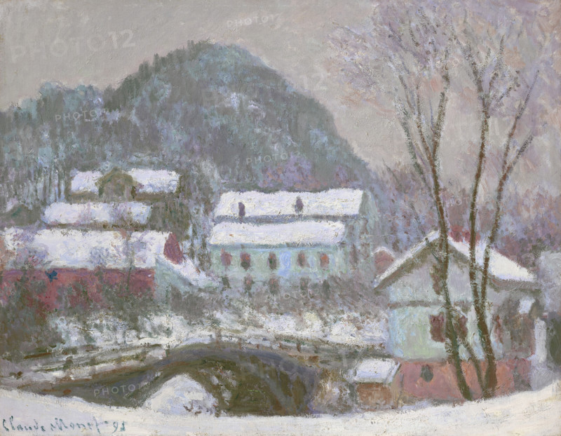 Sandviken, Norway, snow effect, 1895. Creator: Monet, Claude (1840-1926).