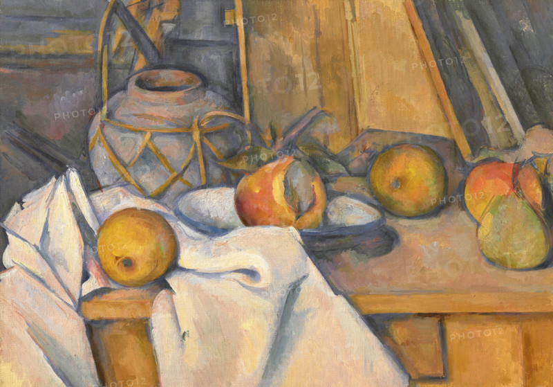 Fruits et pot de gingembre, 1890-1893. Creator: Cézanne, Paul (1839-1906).
