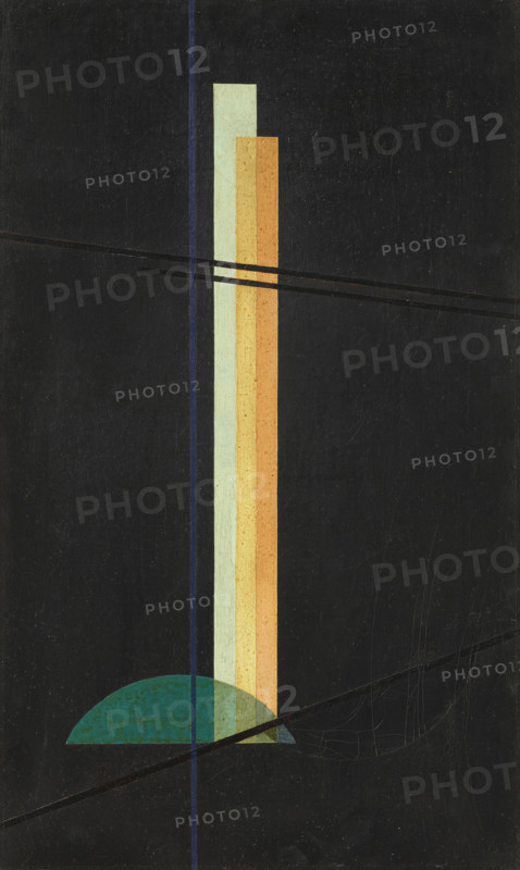 Construction B VI, 1922. Creator: Moholy-Nagy, Laszlo (1895-1946).