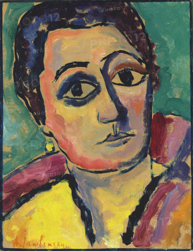 Helene with open eyes, 1912. Creator: Javlensky, Alexei, von (1864-1941).