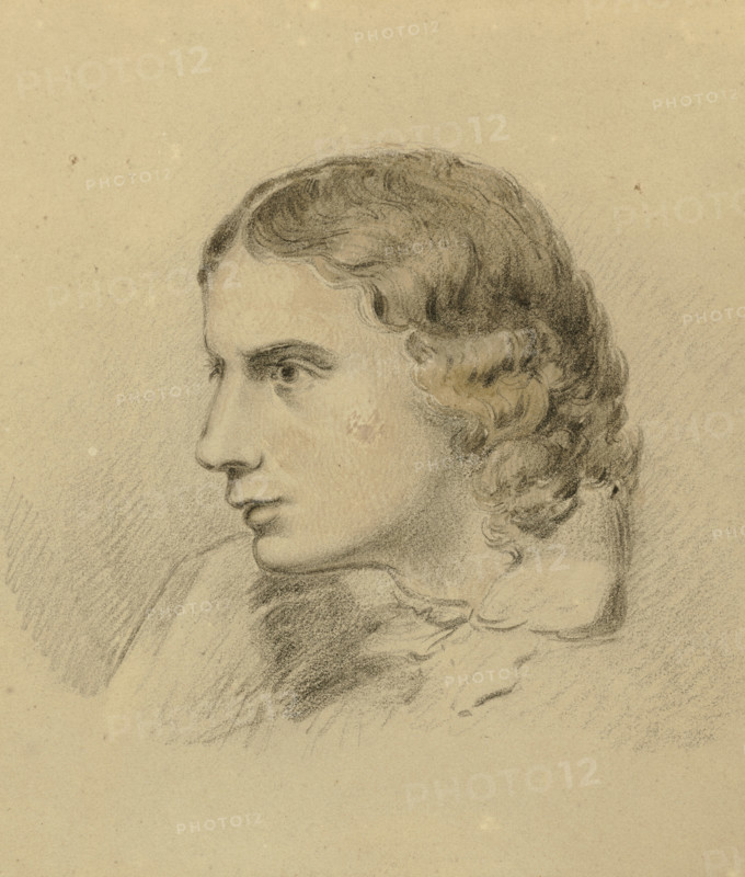 Portrait of John Keats (1795-1821). Creator: Kirkup, Seymour Stocker (1788-1880).