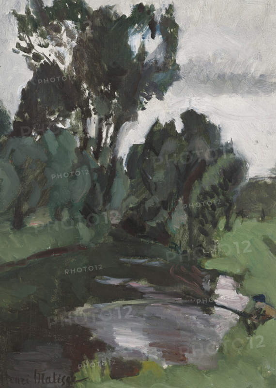 Trees at the water's edge, Bohain, 1903. Creator: Matisse, Henri (1869-1954).